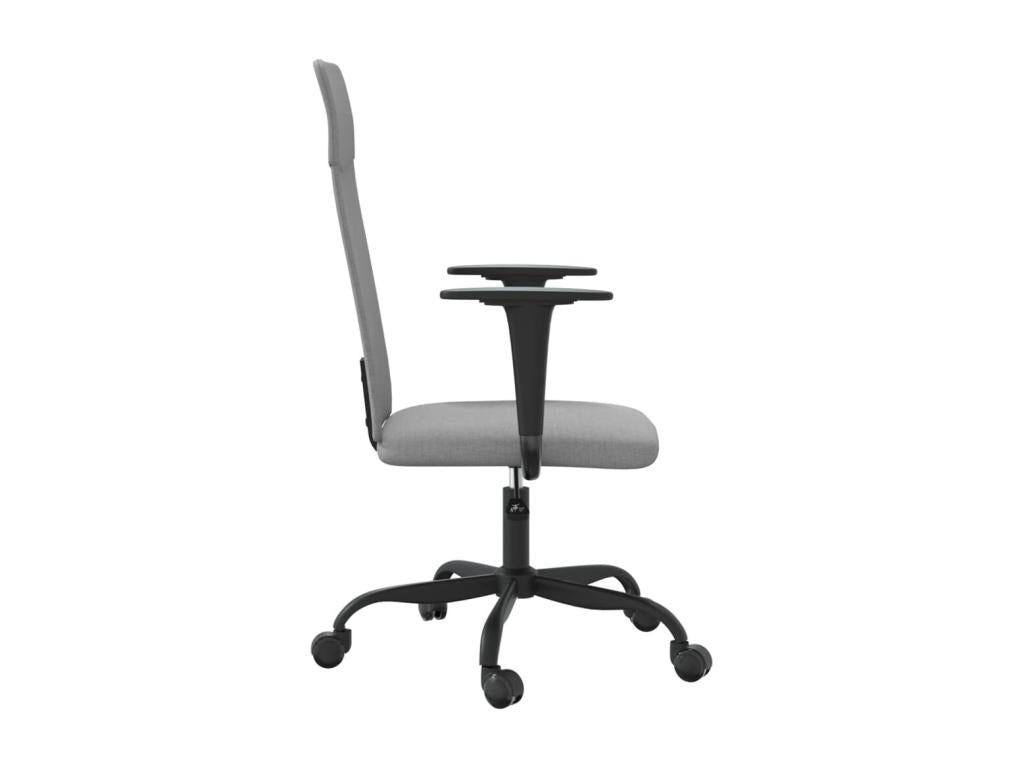 Fauteuil d'appoint en tissu gris, 68 x 67 x 114 cm