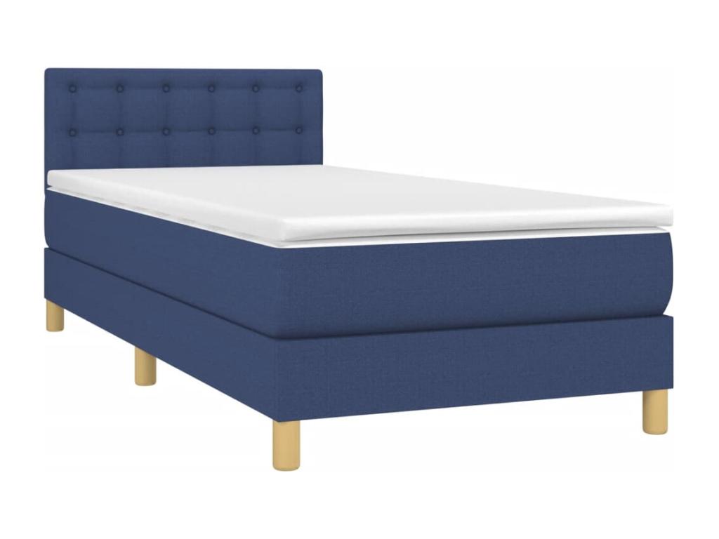 Matelas en tissu bleu, 80 x 200 cm - dlz1766459688240