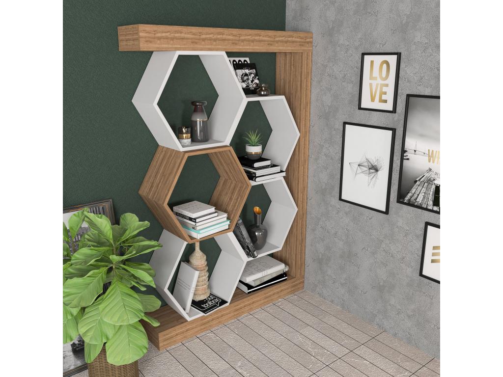 Bibliothèque marron