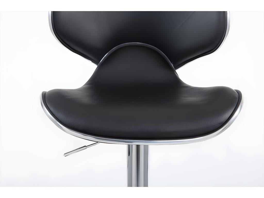 Meubles de maison en similicuir noir