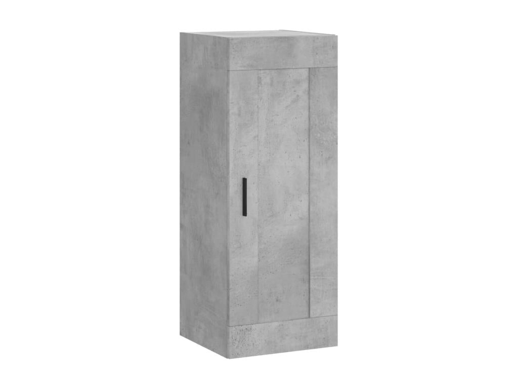 Armoire en bois d'ingénierie gris, 34,5 x 34 x 90 cm