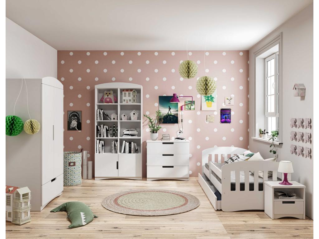 Lit blanc, 160 x 80 cm