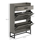 Porte-manteau/banc d'entrée de style décontracté avec étagères de porte en rotin et placards à chaussures, pieds en bois massif