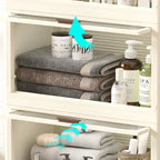 Bacs de rangement en plastique à 4 niveaux avec couvercles 78QT, conteneurs de rangement empilables avec roulettes, boîtes de rangement pliables