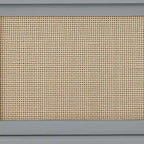 Porte-vêtements, banc de rangement, étagère à chaussures avec porte en rotin pour entrée