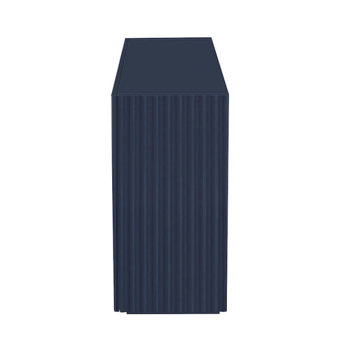 Buffet à 4 portes ondulées et grand espace de rangement