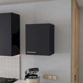 Black Hi Wall Cabinet with 1 Door