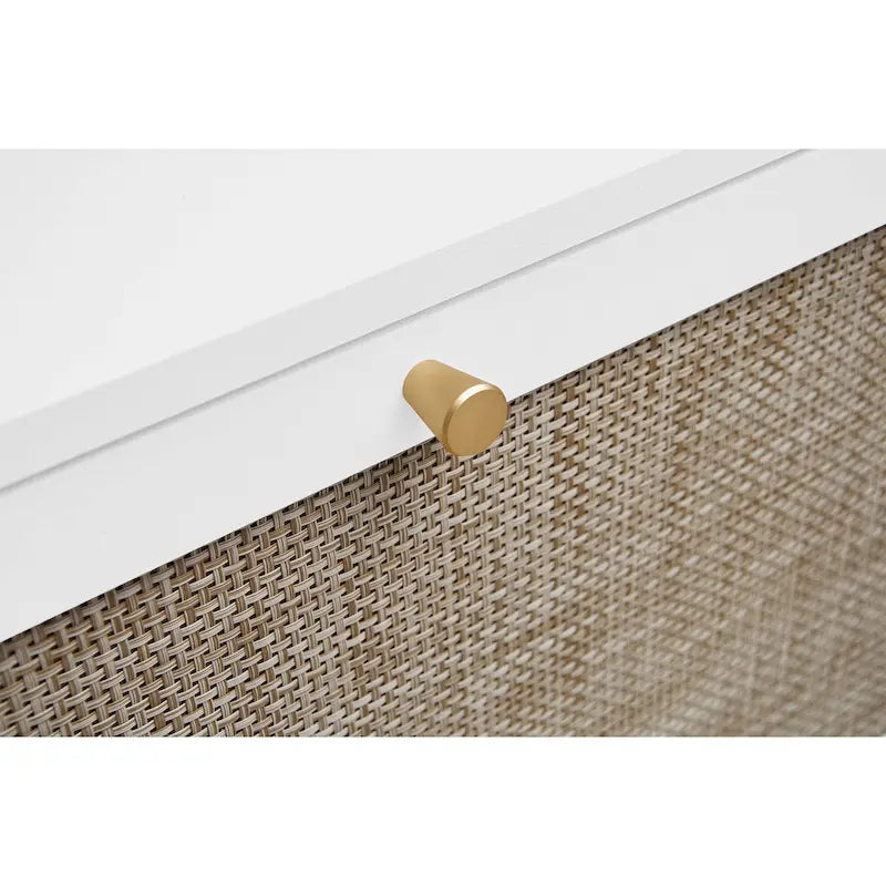 Étagère à chaussures en rotin à 3 portes