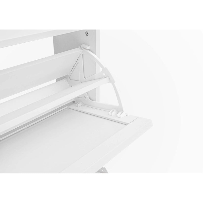 Étagère à chaussures en rotin à 3 portes