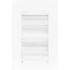 Étagère à chaussures en rotin à 3 portes