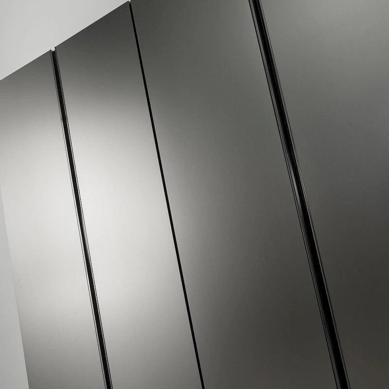 Armoire de rangement utilitaire murale en bois Nova Series, gris métallisé / Armoire de rangement utilitaire murale en bois Nova Series