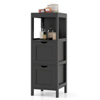 Costway Bathroom Floor Cabinet Freestanding Side Storage Organizer - See Details