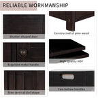 Banc de rangement en bois avec 3 portes à persiennes et coffre de rangement rabattable, banc à chaussures d'entrée avec étagères réglables