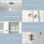 Meuble de rangement au sol pour salle de bain Costway, placard de cuisine - Voir les détails