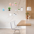 Étagères murales flottantes en acrylique transparent, idéales pour la salle de bain, la chambre, le salon et la cuisine.