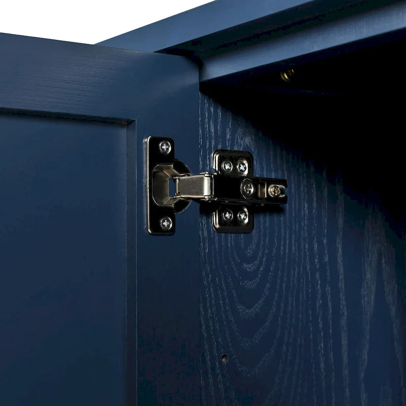 Buffet élégant avec motif à rainures arquées pour le salon