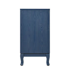 Buffet élégant avec motif à rainures arquées pour le salon