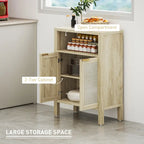 Buffet HOMCOM avec rangement, meuble d'appoint moderne à 2 portes et étagère réglable, table de buffet autoportante