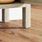 Buffet HOMCOM avec rangement, meuble d'appoint moderne à 2 portes et étagère réglable, table de buffet autoportante