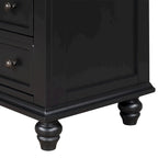 Meuble de rangement moderne en bois avec trois tiroirs pour chambre et salon