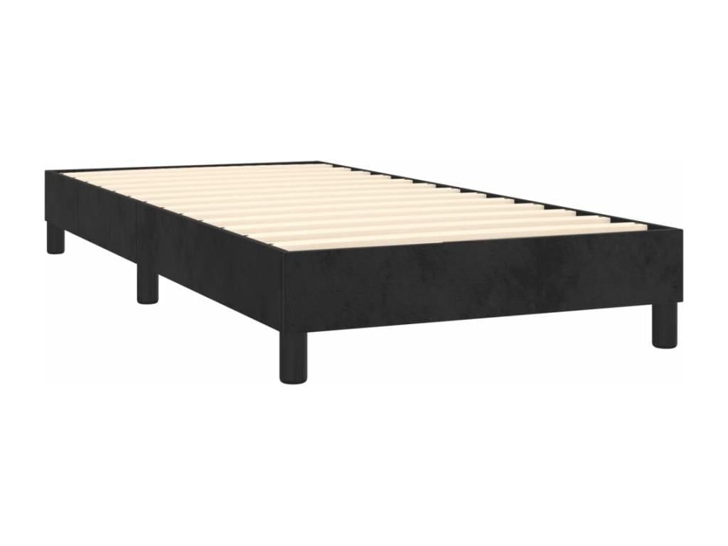 Matelas en velours noir, 90 x 190 cm