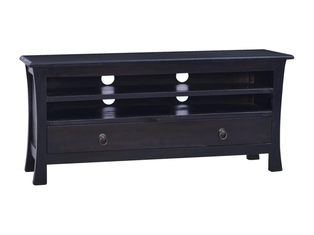 Meuble TV noir, 100 x 30 x 45 cm