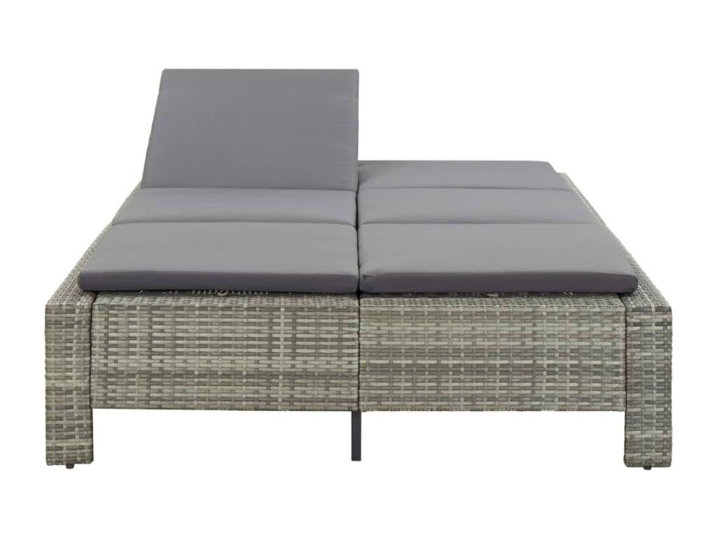 Mobilier de maison en résine tressée grise - dlz1766459813351