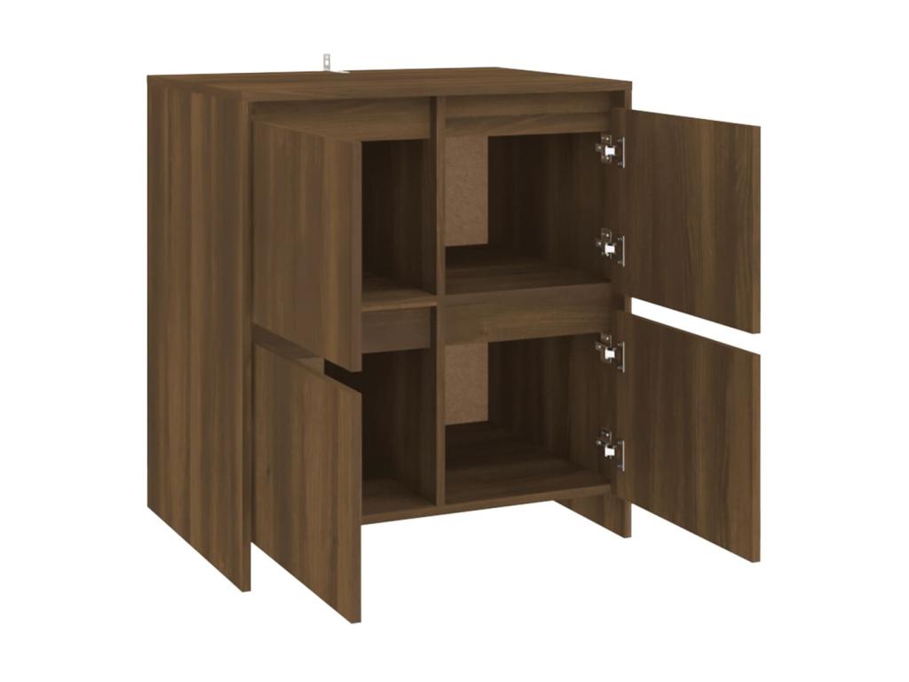 Buffet en chêne brun, 70 x 41 x 75 cm