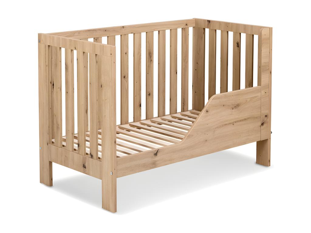 Lit en chêne blanc, 120 x 60 cm