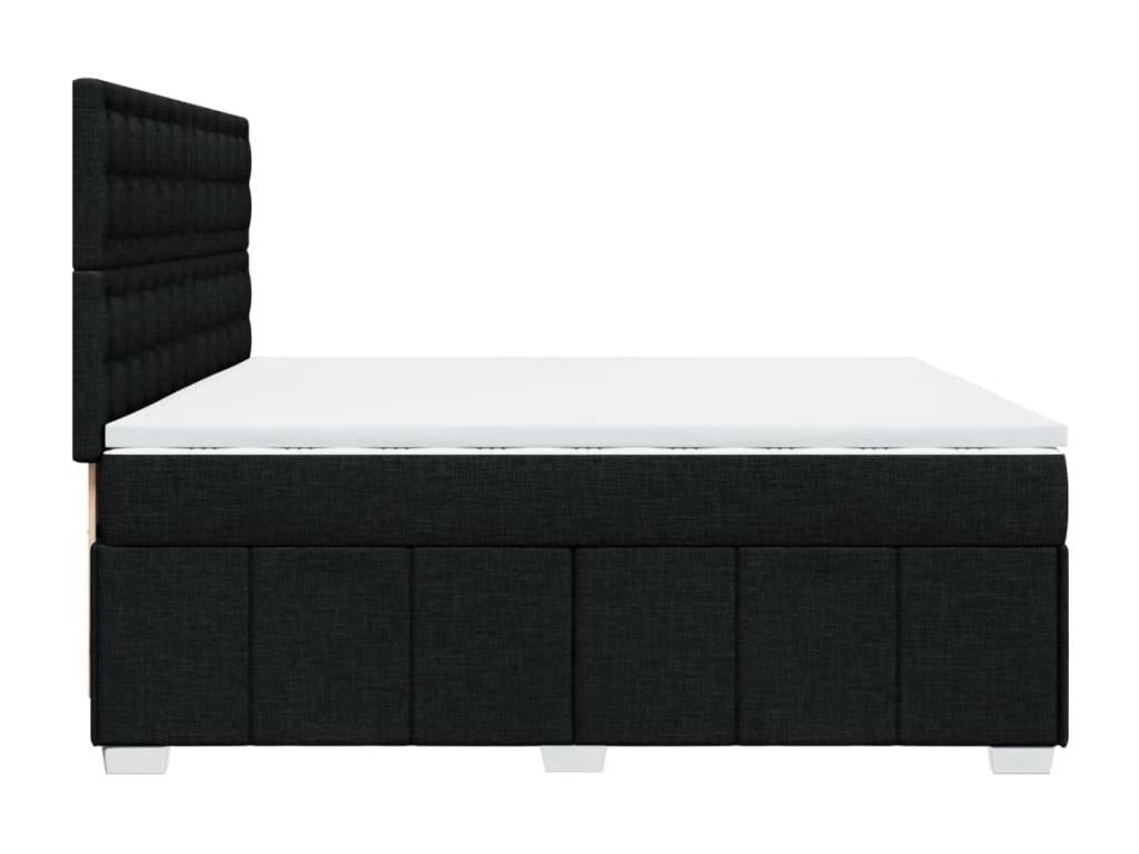 Matelas en tissu noir, 200 x 200 cm