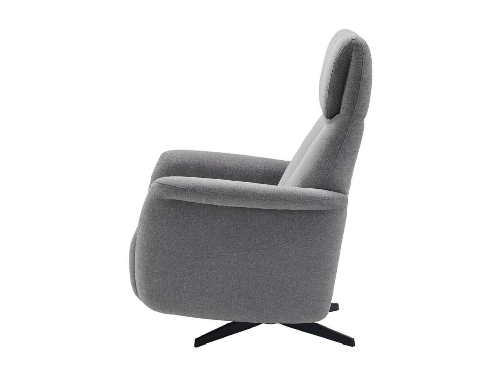 Fauteuil d'appoint en tissu anthracite