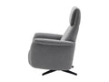 Fauteuil d'appoint en tissu anthracite