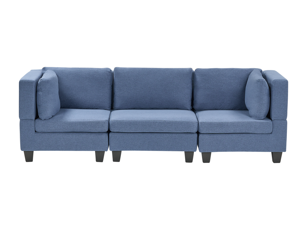 Canapé en tissu bleu