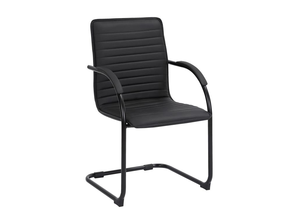 Meubles de maison en similicuir noir - dlz1766459747772