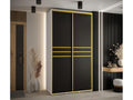 Armoire noire, 140 x 45 x 235,2 cm