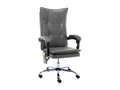 Fauteuil en similicuir anthracite