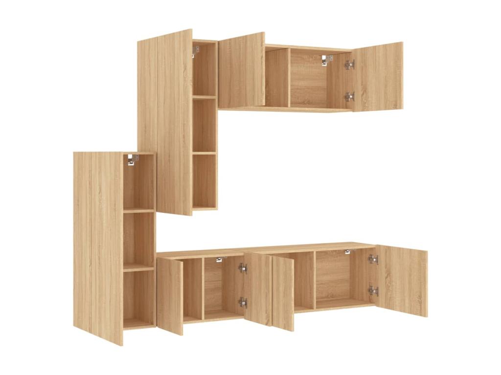 Meubles de maison en bois d'ingénierie brun