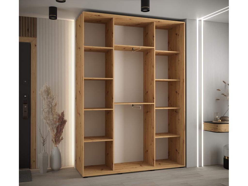 Armoire noire, 180 x 45 x 235,2 cm