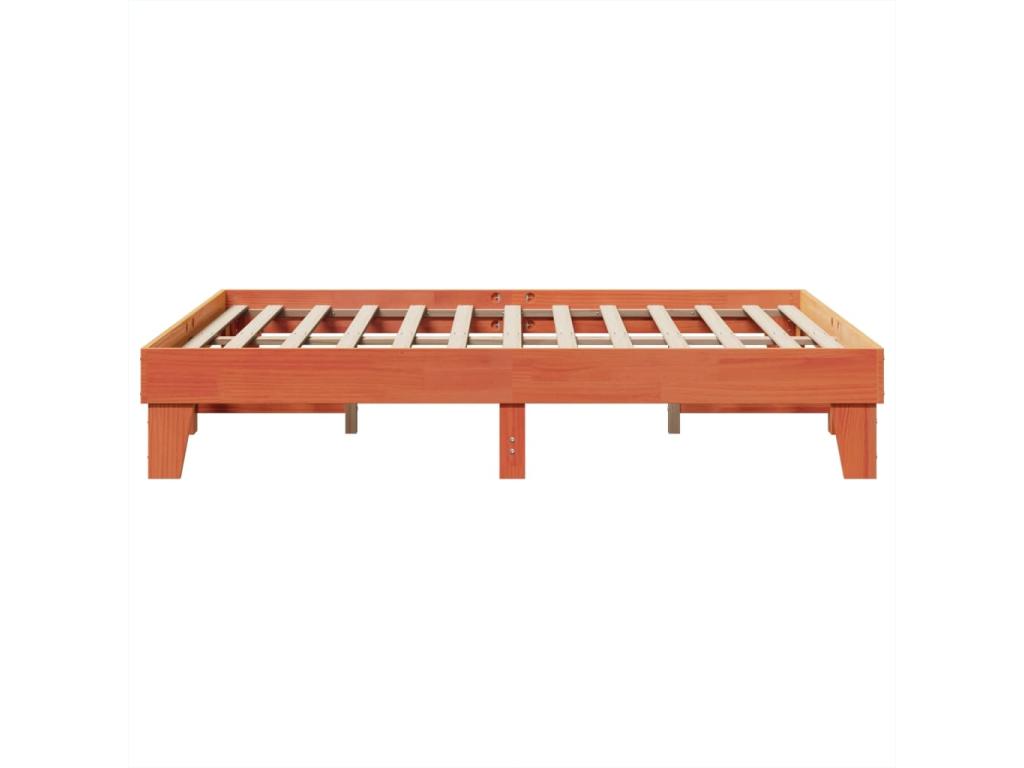 Matelas en bois de pin brun, 160 x 200 cm