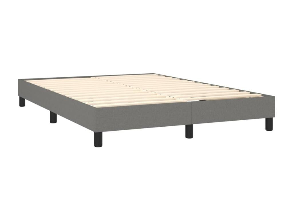 Matelas en tissu gris, 140 x 190 cm