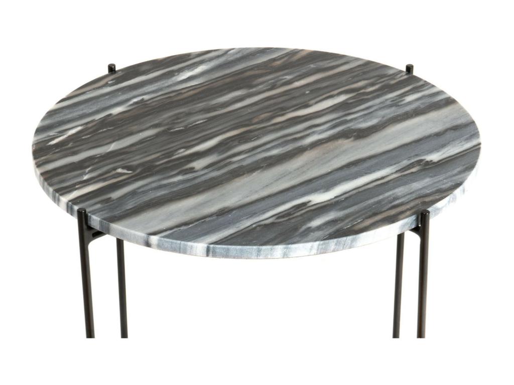 Table basse en marbre gris