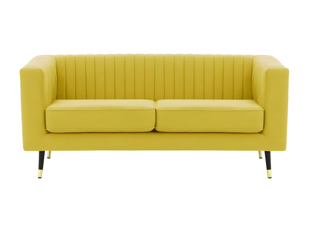 Canapé jaune