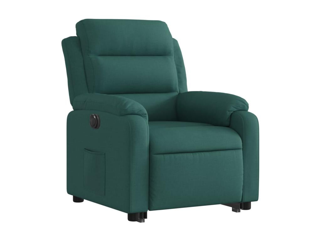 Fauteuil d'appoint en tissu vert