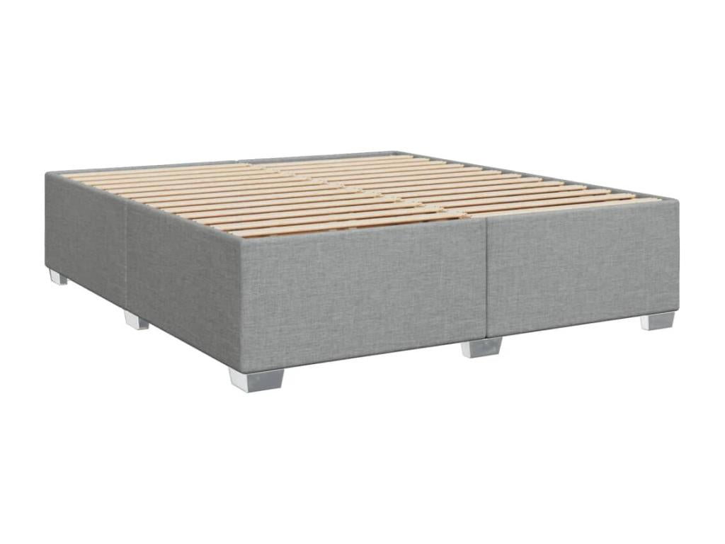 Matelas en tissu gris, 180 x 200 cm