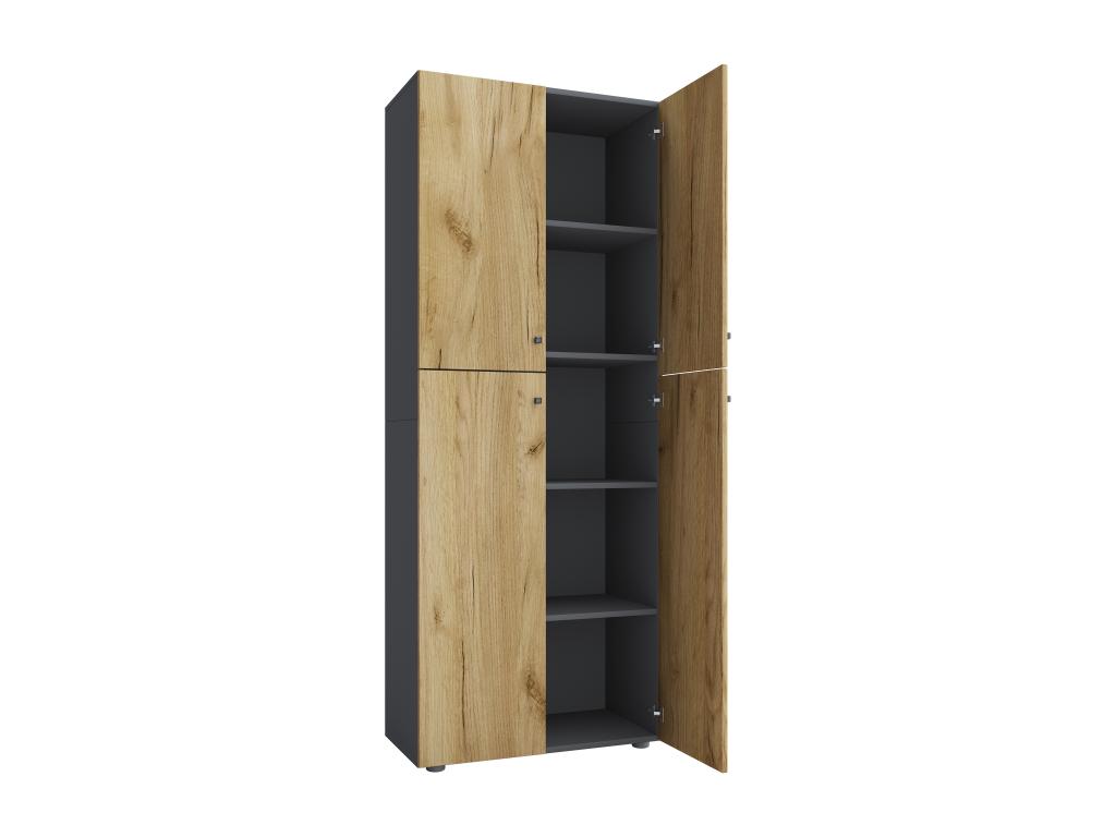 Armoire en chêne noir