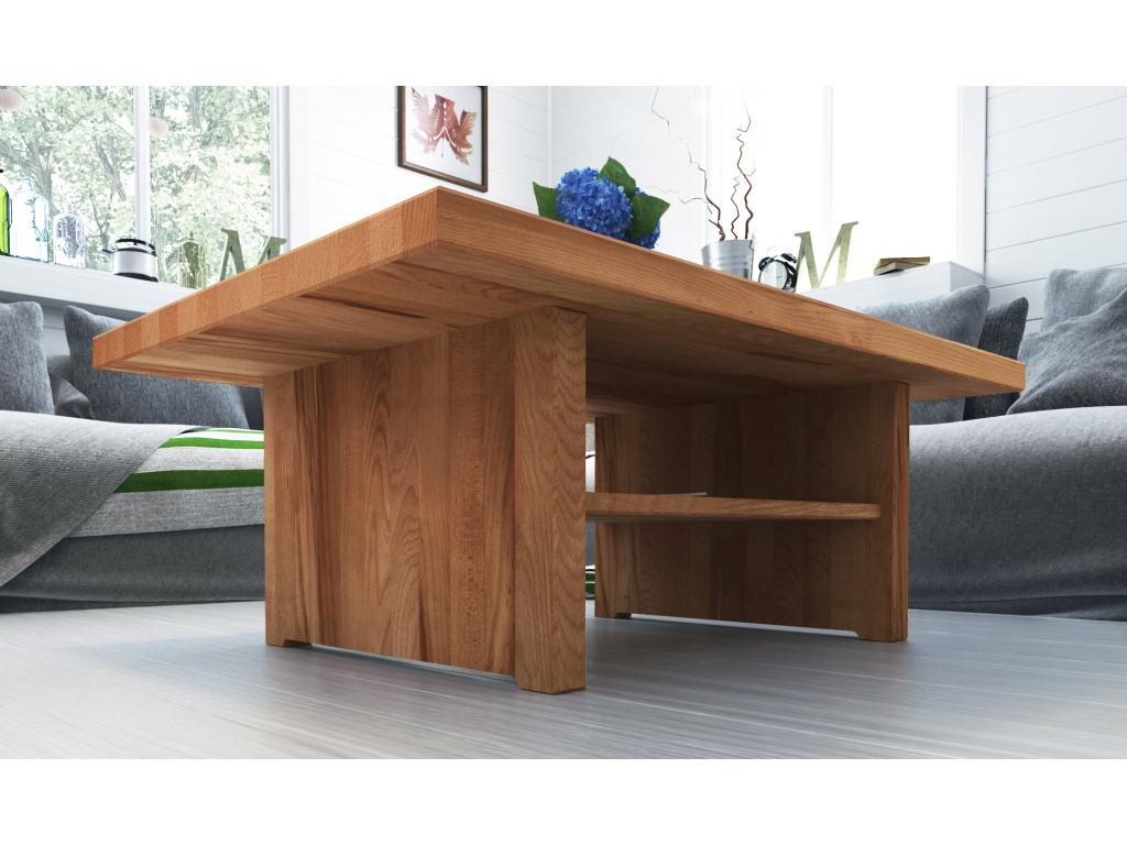 Table basse naturelle, 60 x 80 cm