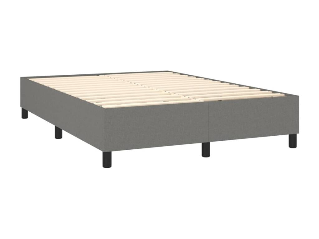 Matelas en tissu gris, 140 x 200 cm