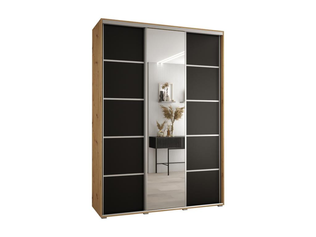 Armoire noire, 180 x 45 x 235,2 cm