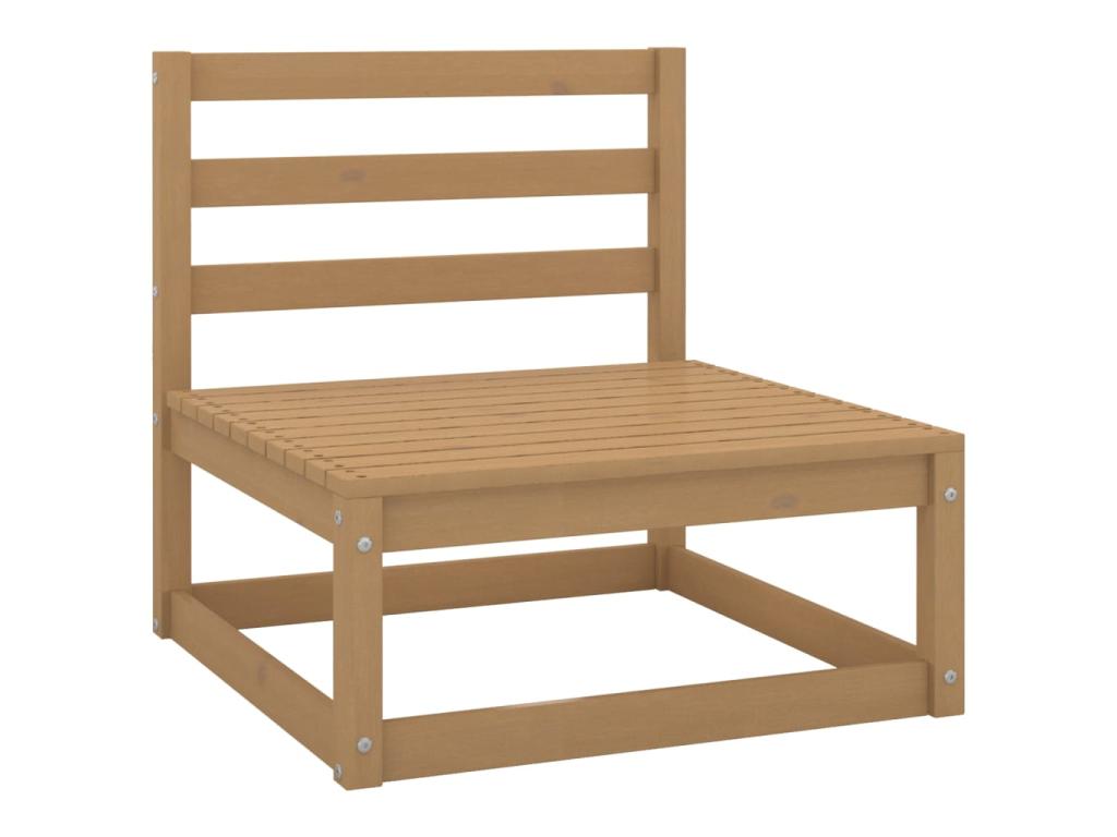 Ensemble de mobilier de jardin en pin naturel