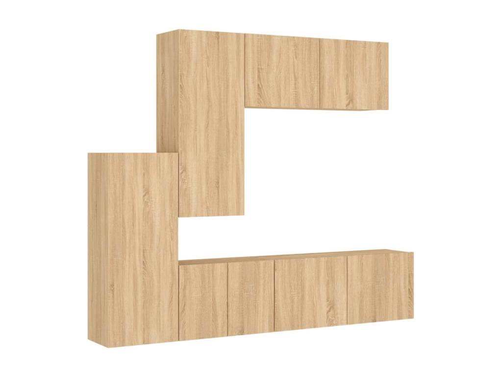 Meubles de maison en bois d'ingénierie brun